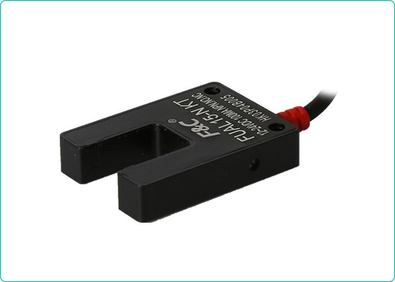 24VDC Pozisyon Kullanımı Oluklu Optik Sensör PNP Metal Kasa Fotoelektrik Anahtarı 15mm