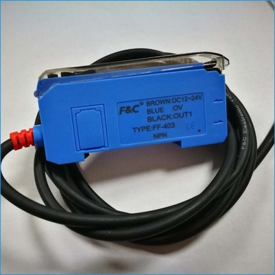 12-24VDC Kırmızı Işık Fotoelektrik Sensör Dijital Ekran Fiber Optik Amplifikatör