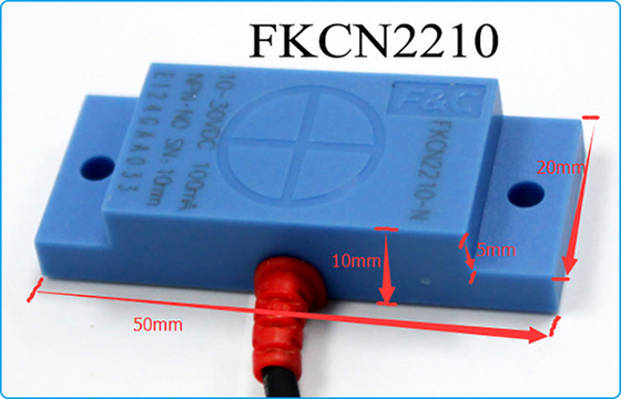 10mm PNP Tipi 12 V DC Kare Kapasitif Anahtarı Sensörü FKCN2210-P Olmayan Metal Algılama