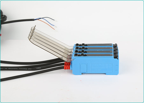 Analog 0-5 V Dijital Fiber Optik Sensör Amplifikatör FF-403V 3-wire Kırmızı Işık
