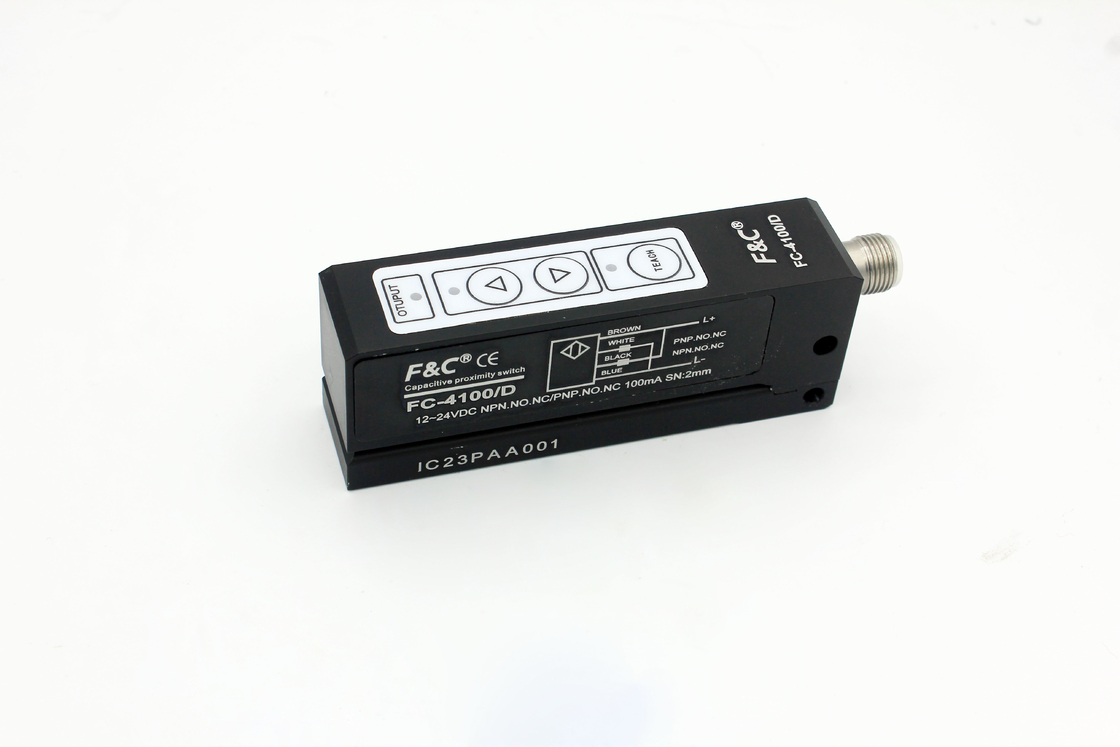 24VDC Şeffaf Şeffaf Etiket Algılama Kapasitif Etiket Sensörü